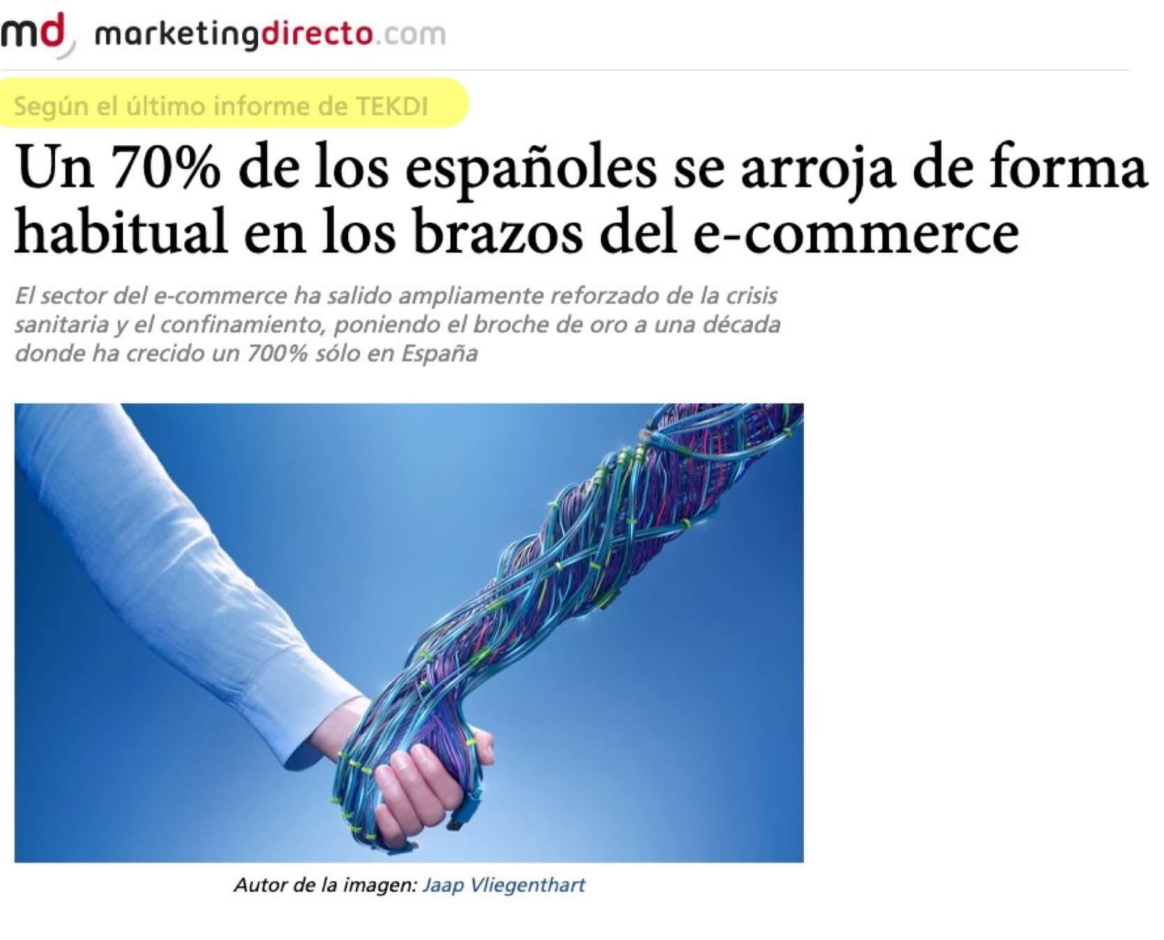 Un 70% de los españoles se arroja de forma habitual en los brazos del e-commerce