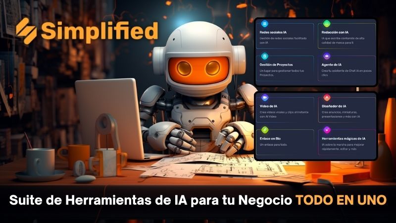 Simplified: Suite de Herramientas de Inteligencia Artificial todo en uno